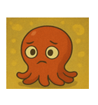 キラキラ手足多めのタコ@SFW（個別スタンプ：28）