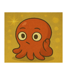 キラキラ手足多めのタコ@SFW（個別スタンプ：32）