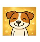キラキラ元気ジャックラッセル@SFW（個別スタンプ：2）