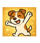 キラキラ元気ジャックラッセル@SFW（個別スタンプ：6）