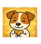 キラキラ元気ジャックラッセル@SFW（個別スタンプ：9）