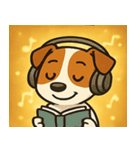 キラキラ元気ジャックラッセル@SFW（個別スタンプ：11）
