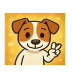 キラキラ元気ジャックラッセル@SFW（個別スタンプ：13）