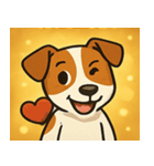 キラキラ元気ジャックラッセル@SFW（個別スタンプ：14）