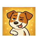 キラキラ元気ジャックラッセル@SFW（個別スタンプ：15）