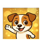 キラキラ元気ジャックラッセル@SFW（個別スタンプ：17）