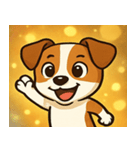 キラキラ元気ジャックラッセル@SFW（個別スタンプ：18）