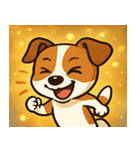 キラキラ元気ジャックラッセル@SFW（個別スタンプ：22）