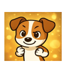 キラキラ元気ジャックラッセル@SFW（個別スタンプ：23）