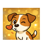 キラキラ元気ジャックラッセル@SFW（個別スタンプ：32）
