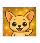 キラキラちびツンチワワ@SFW（個別スタンプ：3）
