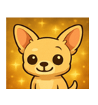 キラキラちびツンチワワ@SFW（個別スタンプ：4）