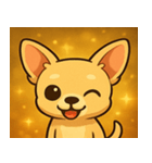 キラキラちびツンチワワ@SFW（個別スタンプ：7）