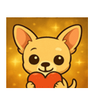 キラキラちびツンチワワ@SFW（個別スタンプ：12）