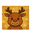 キラキラでごきげんトナカイ@SFW（個別スタンプ：11）