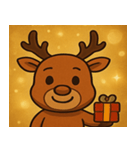 キラキラでごきげんトナカイ@SFW（個別スタンプ：12）