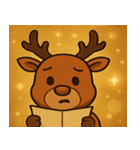 キラキラでごきげんトナカイ@SFW（個別スタンプ：16）