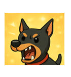 キラキラだけどキリッとドーベル@SFW（個別スタンプ：3）