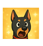 キラキラだけどキリッとドーベル@SFW（個別スタンプ：4）