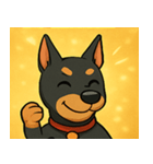 キラキラだけどキリッとドーベル@SFW（個別スタンプ：5）