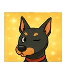 キラキラだけどキリッとドーベル@SFW（個別スタンプ：12）