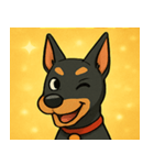 キラキラだけどキリッとドーベル@SFW（個別スタンプ：13）