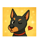 キラキラだけどキリッとドーベル@SFW（個別スタンプ：16）