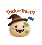 カビもっちのゆるハロウィン＆日常スタンプ（個別スタンプ：1）