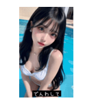 summer cutie style 355z（個別スタンプ：32）