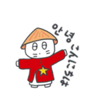 旅人ベベニャン (韓国語 - 日本語) 3（個別スタンプ：1）