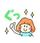 オレンジ女子の日常会話－普段使いに♪（個別スタンプ：7）