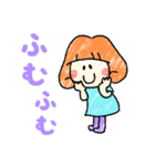 オレンジ女子の日常会話－普段使いに♪（個別スタンプ：8）