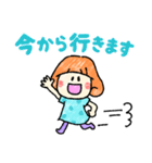 オレンジ女子の日常会話－普段使いに♪（個別スタンプ：15）