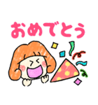 オレンジ女子の日常会話－普段使いに♪（個別スタンプ：24）