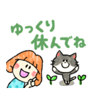 オレンジ女子の日常会話－普段使いに♪（個別スタンプ：37）