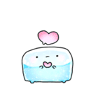 動く！なんだかゆるい氷（個別スタンプ：1）