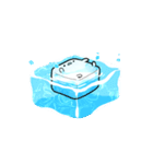 動く！なんだかゆるい氷（個別スタンプ：2）