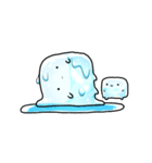 動く！なんだかゆるい氷（個別スタンプ：17）
