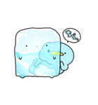 動く！なんだかゆるい氷（個別スタンプ：18）