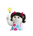 ツインテールのかわいい猫（個別スタンプ：8）