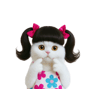 ツインテールのかわいい猫（個別スタンプ：13）