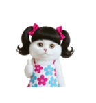 ツインテールのかわいい猫（個別スタンプ：16）