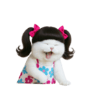 ツインテールのかわいい猫（個別スタンプ：17）
