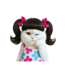 ツインテールのかわいい猫（個別スタンプ：25）