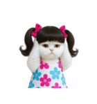 ツインテールのかわいい猫（個別スタンプ：34）