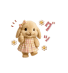 動く♡可愛い♡ふわふわうさぎ（個別スタンプ：8）