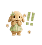 動く♡可愛い♡ふわふわうさぎ（個別スタンプ：19）