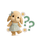 動く♡可愛い♡ふわふわうさぎ（個別スタンプ：20）