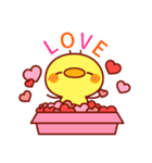 とび出す！メッセージひよこちゃん(連絡)（個別スタンプ：11）