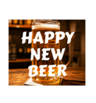 今年もビール生⭐(再販)（個別スタンプ：28）